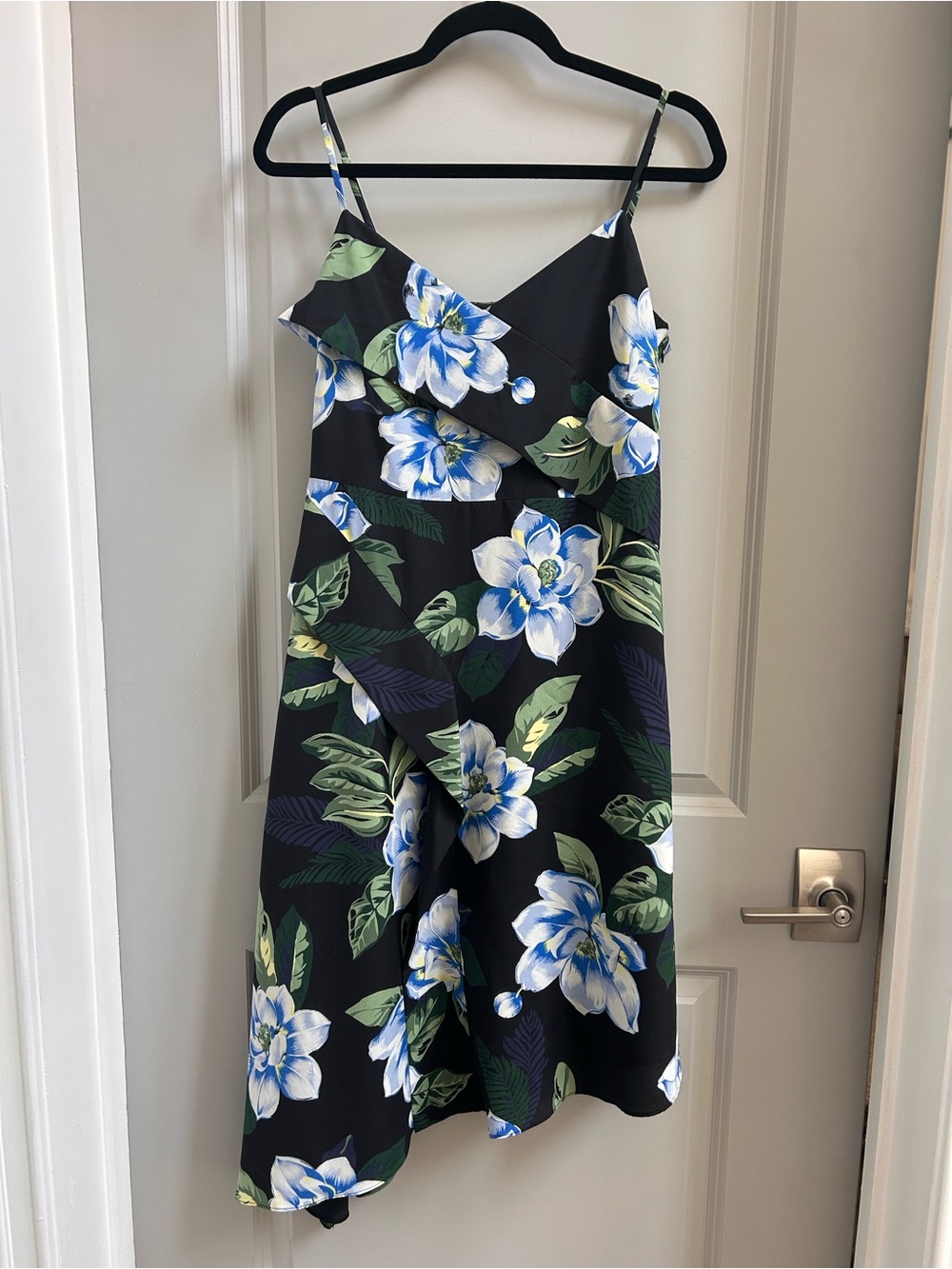 EUC Banana Republic Floral Spaghetti-Strap Dress Size 8R